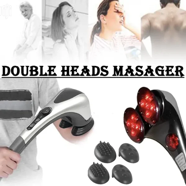 Double Head Full Body Massager Machine Variable Speed Far Infrared - Image 4