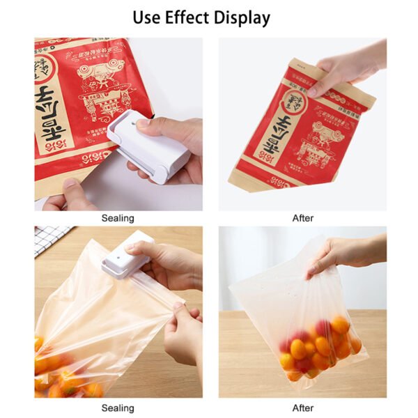 Portable Mini Sealer Home Heat Bag Plastic Food Snacks Bag Sealing - Image 4